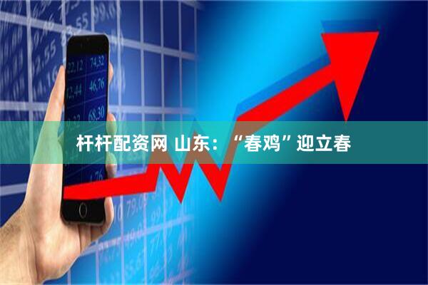 杆杆配资网 山东：“春鸡”迎立春